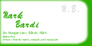 mark bardi business card